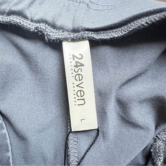 24seven Comfort Apparel Grey 2 Pockets Stretch Maxi Skirt – Size L - Picture 4 of 6